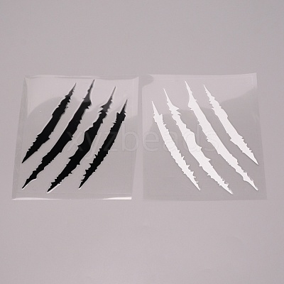 Waterproof PET Personality Ghost Claw Car Stickers DIY-WH0258-48A-1