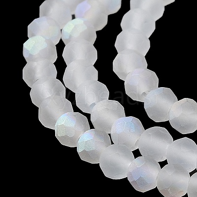 Imitation Jade Glass Beads Strands EGLA-A034-T3mm-MB19-1