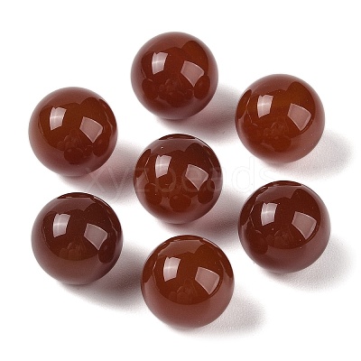 Natural Carnelian No Hole Sphere Beads G-K353-04C-29-1