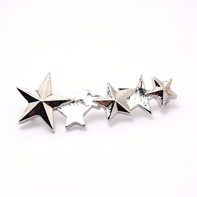 Zinc Alloy Shoe Buckle Clips PALLOY-SZC0001-10B-1
