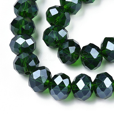 Electroplate Glass Beads Strands EGLA-A034-T3mm-A31-1