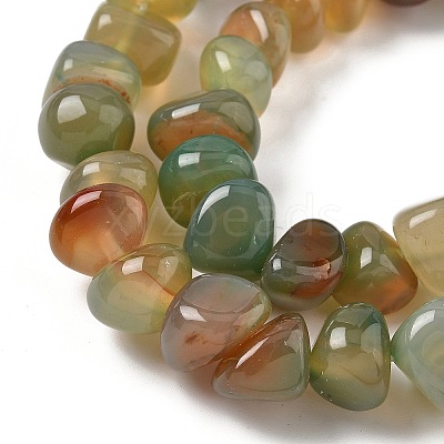 Natural Agate Beads Strands X-G-H295-B01-17-1