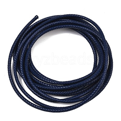 Braided Leather Cord with Core WL-F009-6mm-04-1