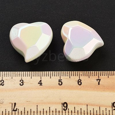 UV Plating Acrylic European Beads OACR-S142-06C-1