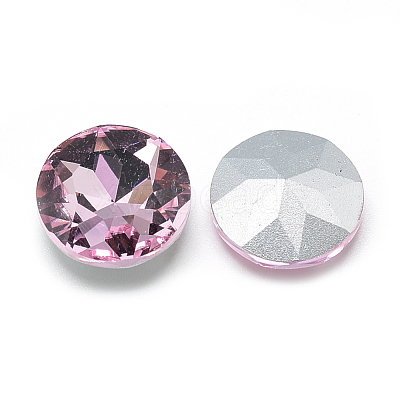 Pointed Back Glass Rhinestone Cabochons RGLA-T029-10mm-03-1
