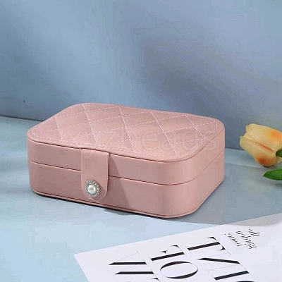 PU Leather Jewelry Set Organizer Box PW-WG10131-02-1