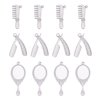 304 Stainless Steel Pendants STAS-UN0012-93P-1