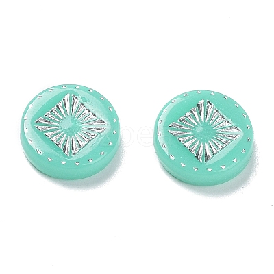 Opaque Acrylic Beads OACR-G016-07D-1