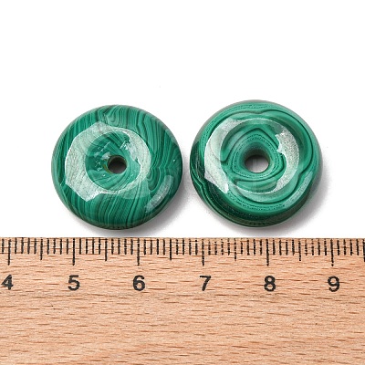 Natural Malachite Pendants G-D312-02-1