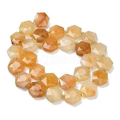Natural Yellow Aventurine Beads Strands G-L660-A03-01-1