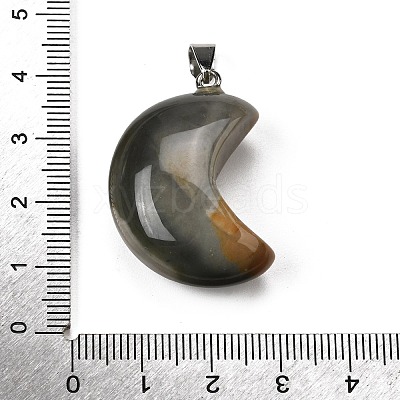 Natural Picasso Jasper/Polychrome Jasper Pendants G-F820-02H-1