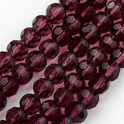 Transparent Glass Bead Strands GLAA-G013-4mm-59-1