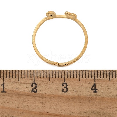 304 Stainless Steel Cuff Rings for Women RJEW-D285-01G-E-1