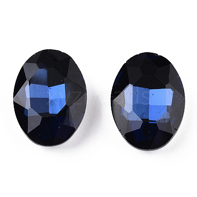Pointed Back Glass Rhinestone Cabochons RGLA-T080-6x8mm-13-1