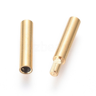 304 Stainless Steel Bayonet Clasps STAS-L134-01G-1