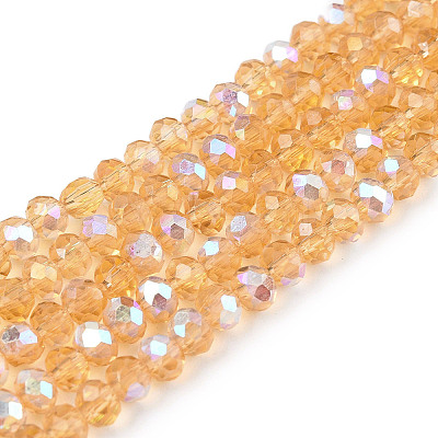 Electroplate Glass Beads Strands LS-EGLA-A044-T3mm-L23-1