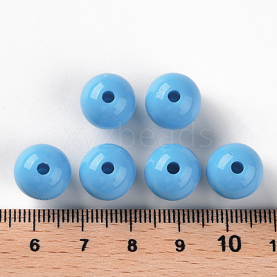 Opaque Acrylic Beads X-MACR-S370-C12mm-8-1