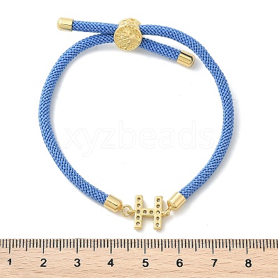 Adjustable Nylon Cord Bracelets BJEW-C096-01G-08-1