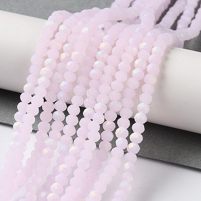 Imitation Jade Glass Beads Strands X1-EGLA-A034-J2mm-MB02-1