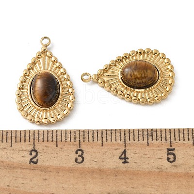 304 Stainless Steel Pendants STAS-Z122-08G-1