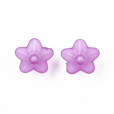 Transparent Acrylic Beads X-PL554-16-1