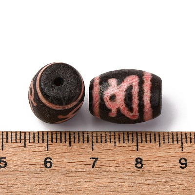 Tibetan Style dZi Beads TDZI-NH0001-E02-04B-1