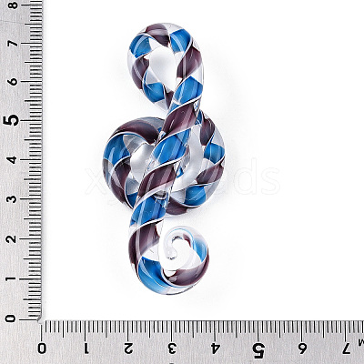 Handmade Lampwork Big Pendants LAMP-T023-07A-1