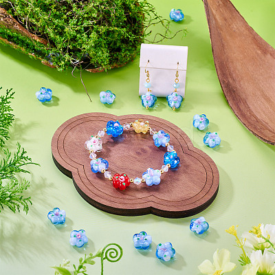 10Pcs Handmade Lampwork Beads LAMP-TADJ0001-01F-1