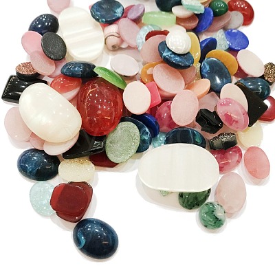 Acrylic & Glass Cabochons MACR-P038-01-1