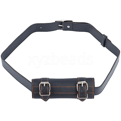 PU Leather with Alloy Waist Fencing Sheath AJEW-WH0419-05A-1