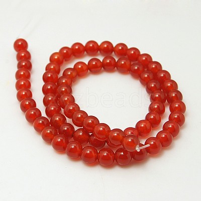 Natural Carnelian Beads Strands G-G338-4mm-01-1