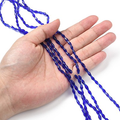Opaque Glass Beads Strands GLAA-P001-03A-07-1