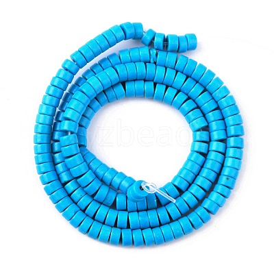 Synthetic Turquoise Beads Strands TURQ-G110-4x2mm-06-1