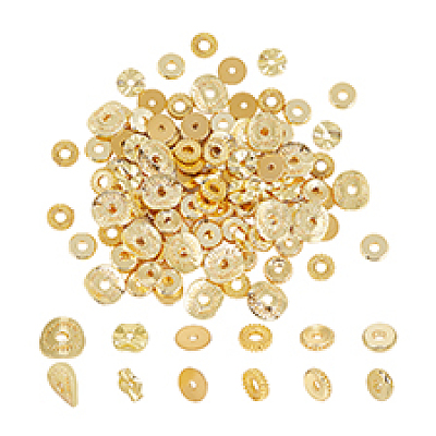 120Pcs 6 Styles Brass & Alloy Spacer Beads FIND-PH0020-55-1