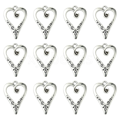 Tibetan Style Alloy Pendants TIBEP-YW0001-74-1