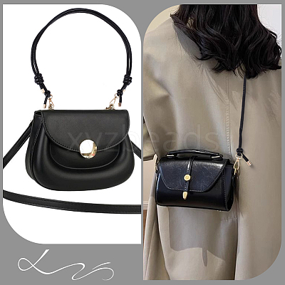 3Pcs 3 Colors PU Leather Adjustable Bag Strap FIND-CL0001-49-1