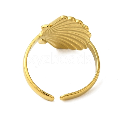 Ocean Beach Series 304 Stainless Steel Cuff Ring RJEW-Q820-02D-1