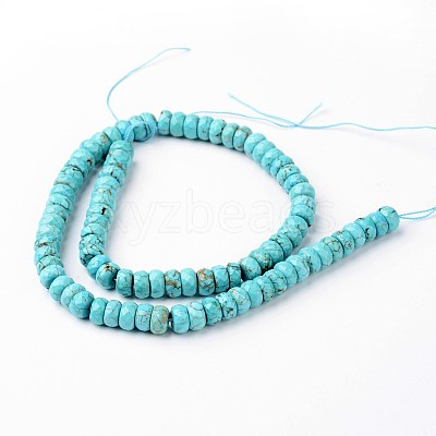 Natural Magnesite Beads Strands G-J375-04-5x8mm-1