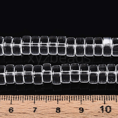 Transparent Glass Beads Strands LS-GLAA-N028-4x8mm-01-1