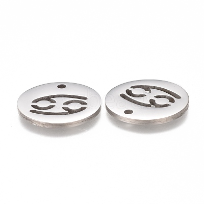 Tarnish Resistant 201 Stainless Steel Pendants STAS-Z001-B-10P-1