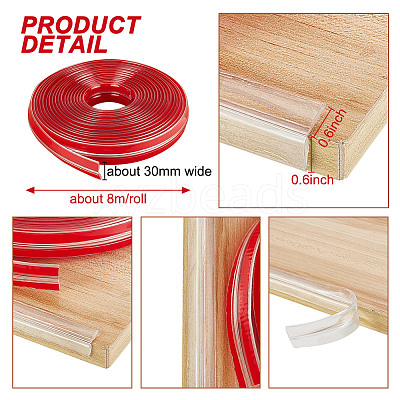 PVC Corner Protector Cnticollision AJEW-WH0541-18B-1