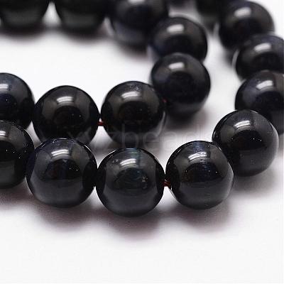 Natural Tiger Eye Bead Strands G-D840-54-10mm-05-1