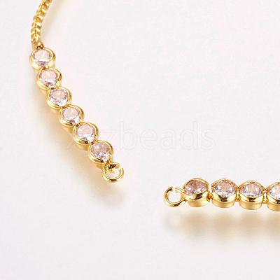 Brass Chain Bracelet Making MAK-P007-03-03G-1
