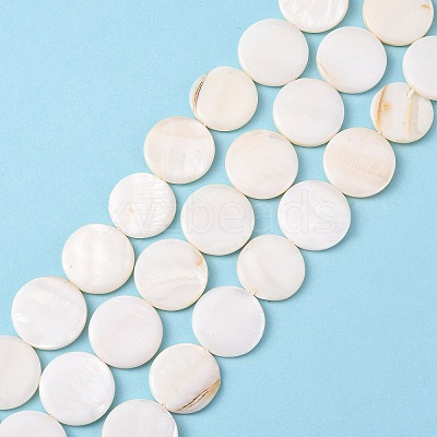 Natural Freshwater Shell Beads S00C20W3-1
