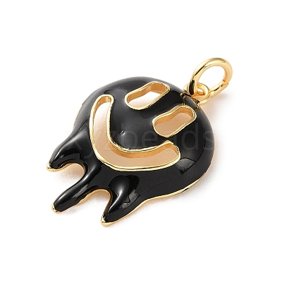 Brass Pendants KK-I383-09G-07B-1