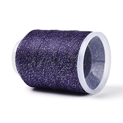 200M 6-Ply Sparkle Polyester Cord with Metallic Thread OCOR-T019-01A-12-1