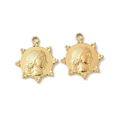 304 Stainless Steel Pendants STAS-Z122-34G-1