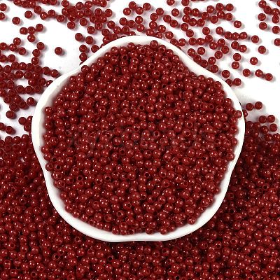 Opaque Acrylic Beads SACR-A007-01B-15-1