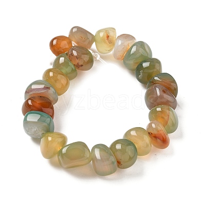 Natural Agate Beads Strands X-G-H295-B01-17-1