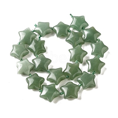 Natural Green Aventurine Beads Strands G-U023-C01-02-1